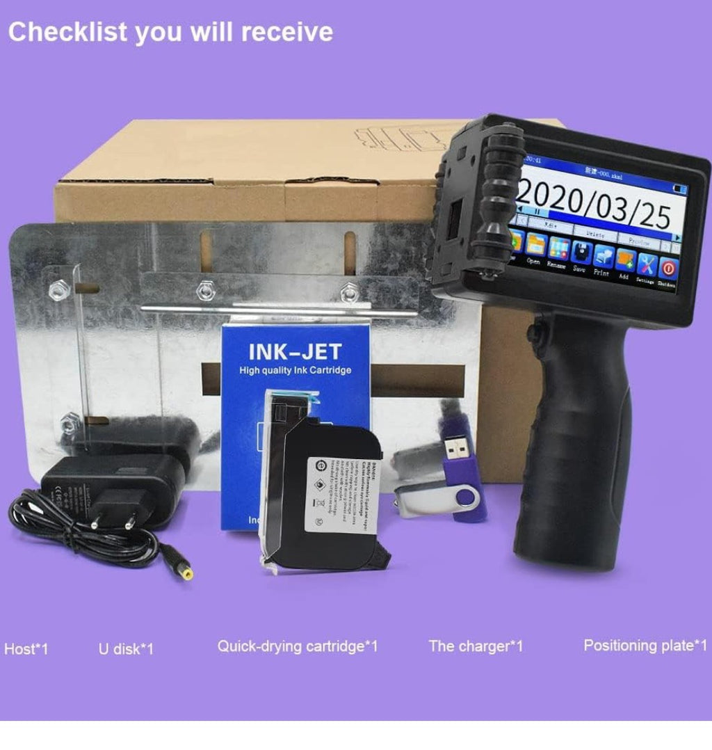 Portable Handheld Inkjet Printer