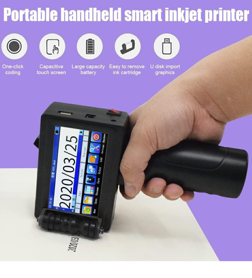 Portable Handheld Inkjet Printer