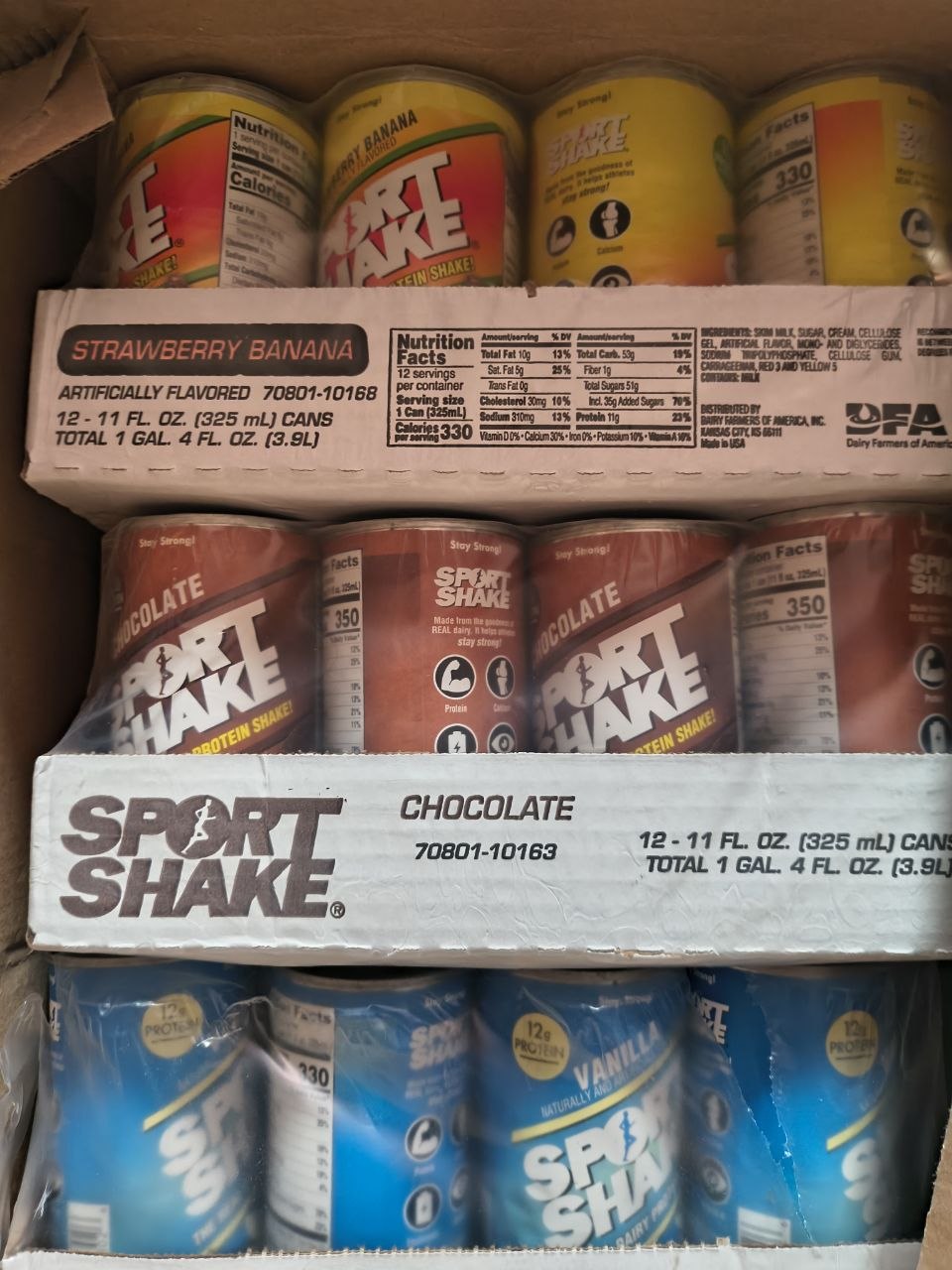 Sport Shake Protein Drink – 12 Pack Case